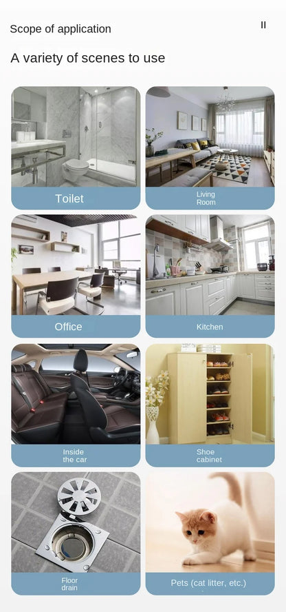 50ML A Drop of Fragrance Freshener Air Freshener Household Deodorizer for Bathroom Diffusion Long-lasting Freshness Detergent