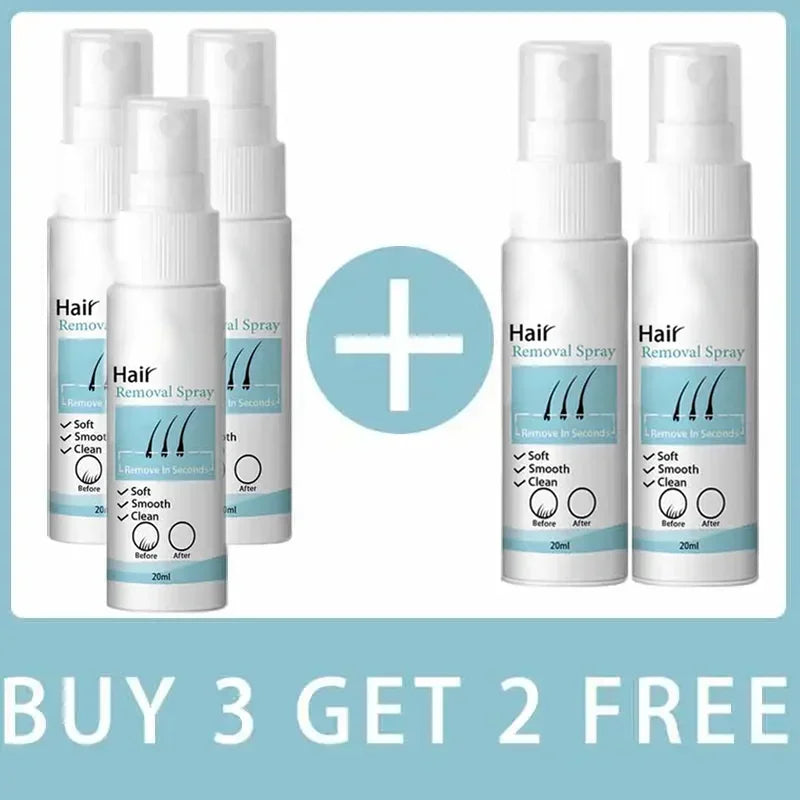 Permanent Hair Removal Spray Painless Hair Remover for Ladies Armpit Legs Arms Hair Growth Inhibitor Depilatory Body Cream Care