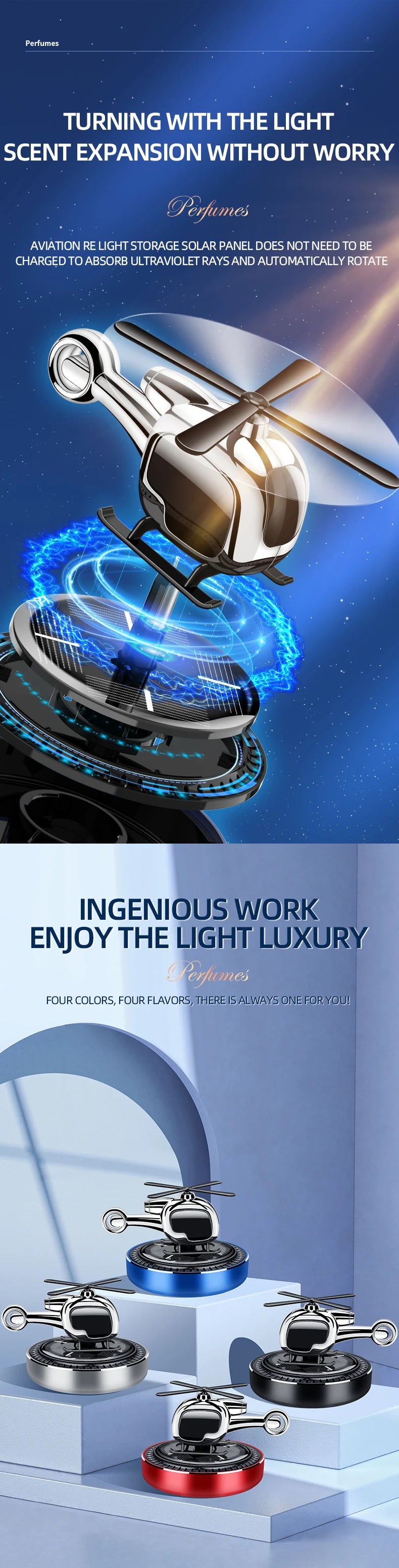 Car Aromatherapy Air Freshener Car Fragrance Perfume Fresh Vent Air Aromatherapy Interior Cars Auto Accessories Solar Plane