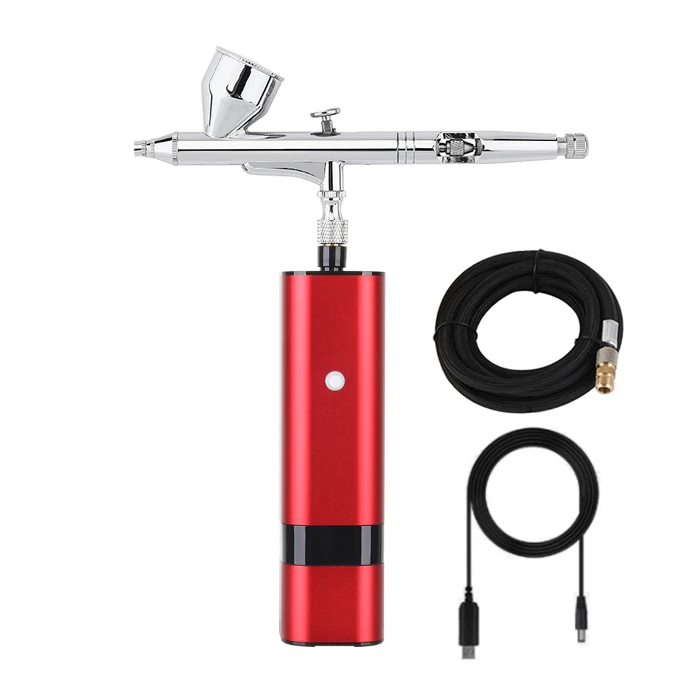 Travel Beauty Care Easy Use Salon Airbrush With Compressor Make Up Nail Art Design Spray Facial Kit For Women Gift