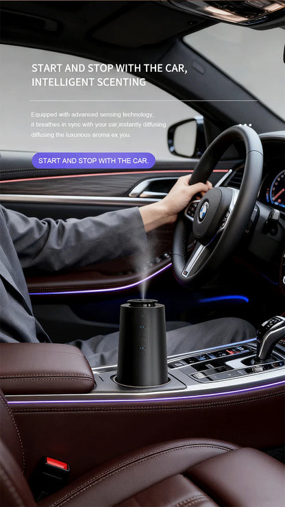 Smart Aromatherapy Diffuser with AI Sensing Spray Timer Quick Odor Eliminator Long-Lasting Air Freshener for Home Hotel Car