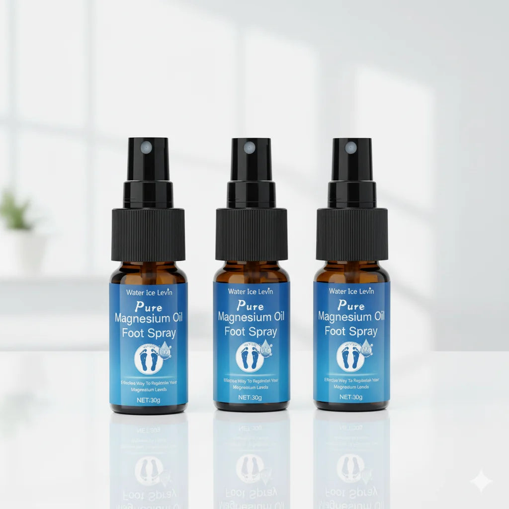 Winter Magnesium Oil Foot Spray - Boost Magnesium & Soothe Tired Feet Fast