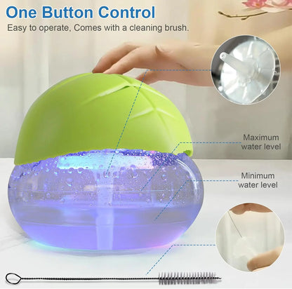 Air purifier aroma diffuser, essential oil air freshener, suitable for home, office, bedroom, warehouse, gifts