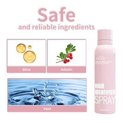 Professional Hair Identifier Spray for Facial Use - Makes Fine Hair Visible, Pre-Shave Preparation, All Skin Types, 114g