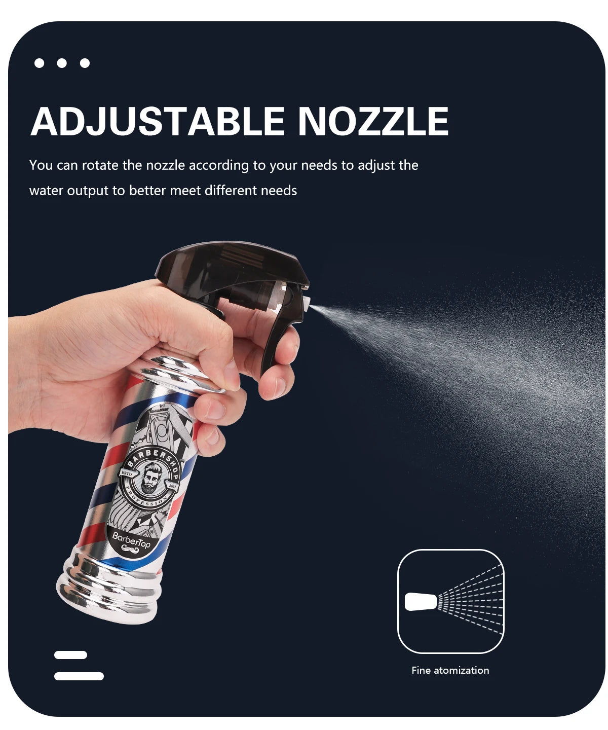 Water Sprayer for Hair Salon Hairdressing Spray Bottle Professional Barber Hairdresser Haircut Tools Barbershop Styling Accessor