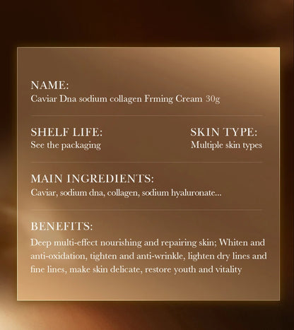 Caviar Anti-Wrinkle Face Cream Collagen Anti-Aging Firming Lift Fade Fine Lines Moisturizing Smooth Brighten Skin Care Products
