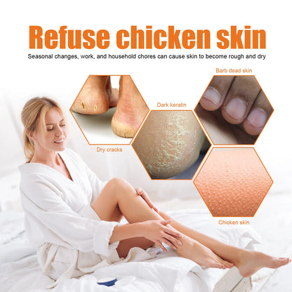 Foot Peeling Spray Heel Elbow Exfoliating Anti-Drying Crack Calluses Dead Skin Remover Nourishing Whi-tening Feet Repair Liquid