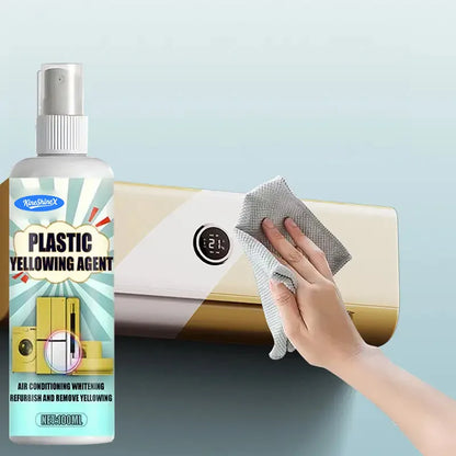 Plastic Refresh Spray Effective Whitening & Stain Removal Car Interior Cleaner Air Conditioning Deicer Screen Cleaning Solution