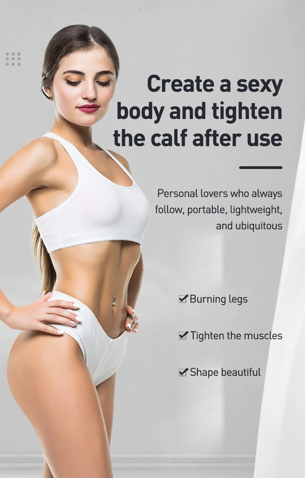 EMS Calf Massager Relieves Pain Constant Temperature Hot Pressure Vibration Massager Varicose Veins Relieves Fatigue