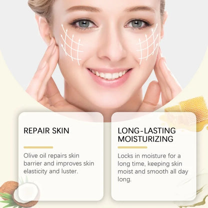 Tallow And Honey Moisturizing Cream For Dry Skin Deep Hydration Nourishing Cream For Soft Smooth Skin Care