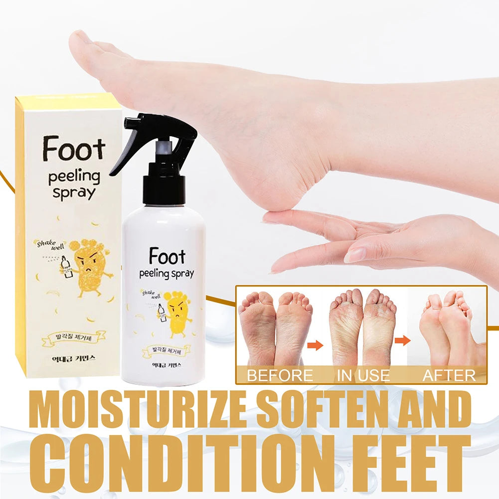 Foot Spray Exfoliate Nourish Moisturizing Skin Exfoliator File Feet Repair Dead Skin Rejuvenation For Foot Care For Women Men
