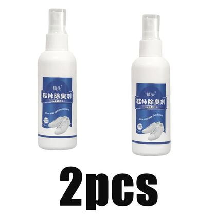 1/2/3pcs 100ml Shoes Socks Deodorizing Removal Spray Footwear Deodorant Antibacterial Antiperspirant Fresh Air Stink Remover