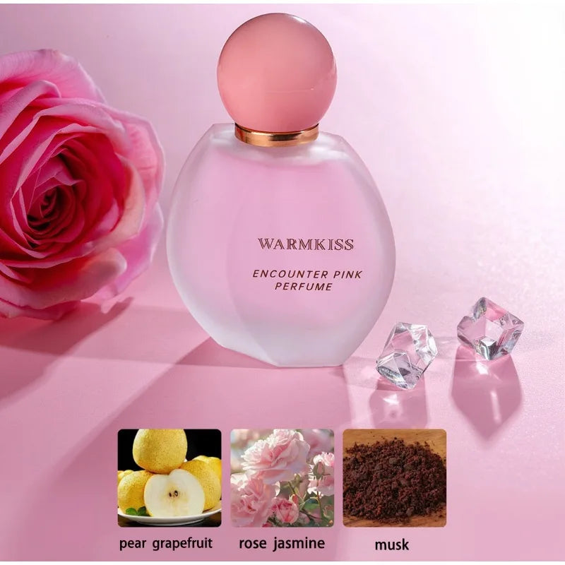 Women's Elegant Romantic Perfume Fresh Lasting Natural Light Fragrance Rose Musk Pheromone Charm Portable Couple Date Perfume