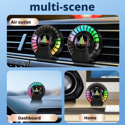 Car Air Outlet Aromatherapy Air Diffuser Aroma Car Music Rhythm LampAir Freshener For Removing Odors Car Accessories
