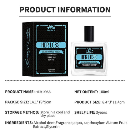 Hot Perfume Men Pheromone Cologne Her Loss Raw Attraction Confidence Long-lasting Irresistible Scent Spray Feromonas Perfume