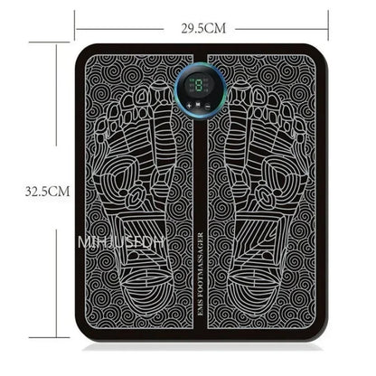 Foot Massage Mat Massager Feet Ems Calf Electric Tool Device Blood Circulation Spa Exerciser Insoles Myostimulator Machine Detox