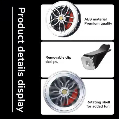 Car Fragrance Air Freshener Creative Stylish Rotating Propeller Fragrance Diffuser Decorative Car Accessories