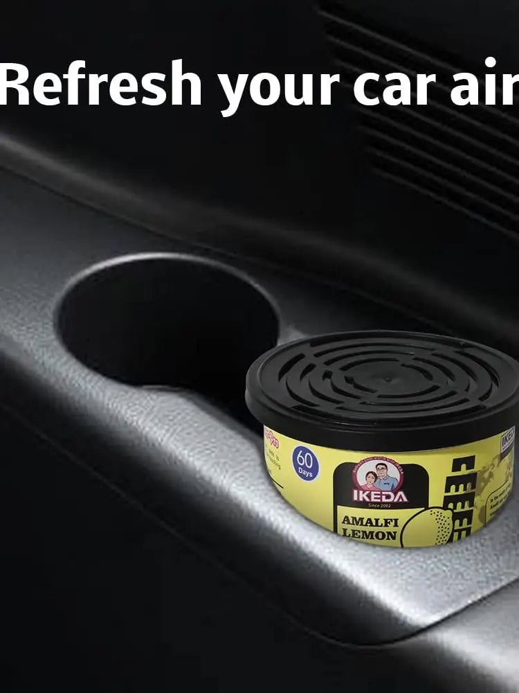 Car Air Fresheners:  Lemon Scent | Organic Cans | Odor Eliminator Essential | Long-Lasting | Strong Fragrance | For Home Closet
