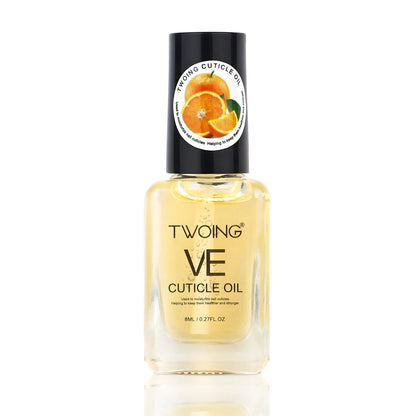TWOING Vitamin E Nail Care Oils，Nail Cuticle Hydration & Nail Strengthening, Deeply Moisturizing for Healthier,Shinier,Nails 8ML