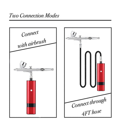 Travel Beauty Care Easy Use Salon Airbrush With Compressor Make Up Nail Art Design Spray Facial Kit For Women Gift