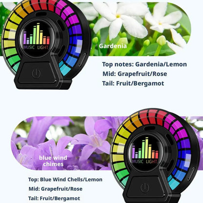 Car Air Outlet Aromatherapy Air Diffuser Aroma Car Music Rhythm LampAir Freshener For Removing Odors Car Accessories