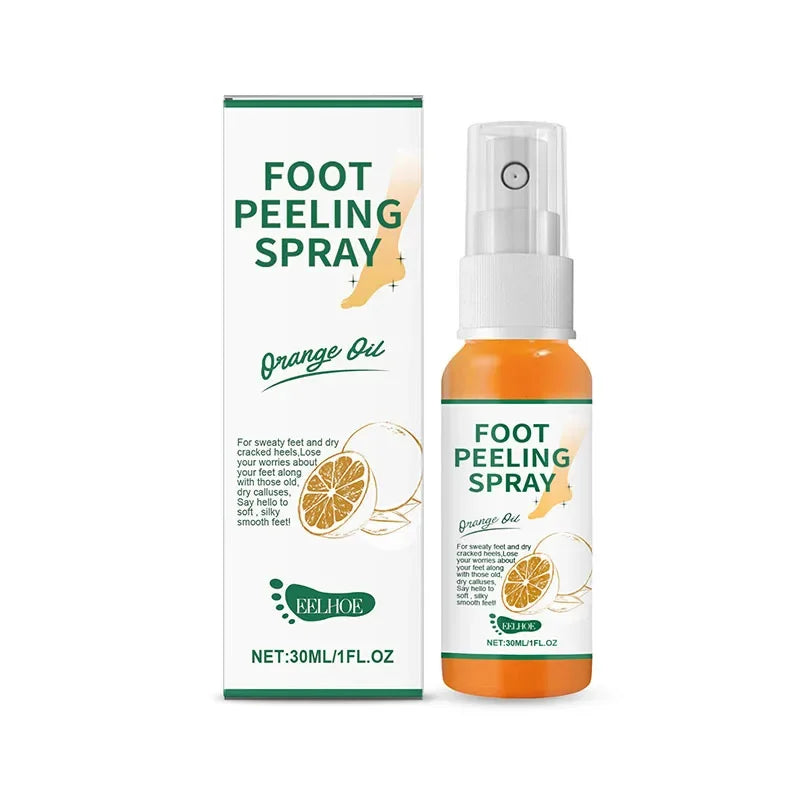 Herbal Anti Crack Foot Cream Peeling Spray Heel Cracking Repair Products Exfoliation Dead Skin Removal Softening Smooth Care