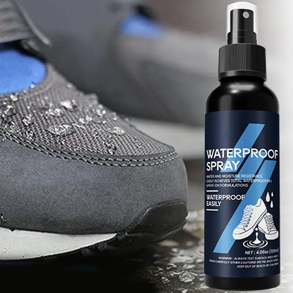 Shoe Protector Spray 120ml Rain and Stain Waterproof Shoe Spray Fabric Water Shield Waterproofing Spray for Hunting Hiking