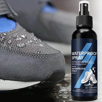 Shoe Protector Spray 120ml Rain and Stain Waterproof Shoe Spray Fabric Water Shield Waterproofing Spray for Hunting Hiking