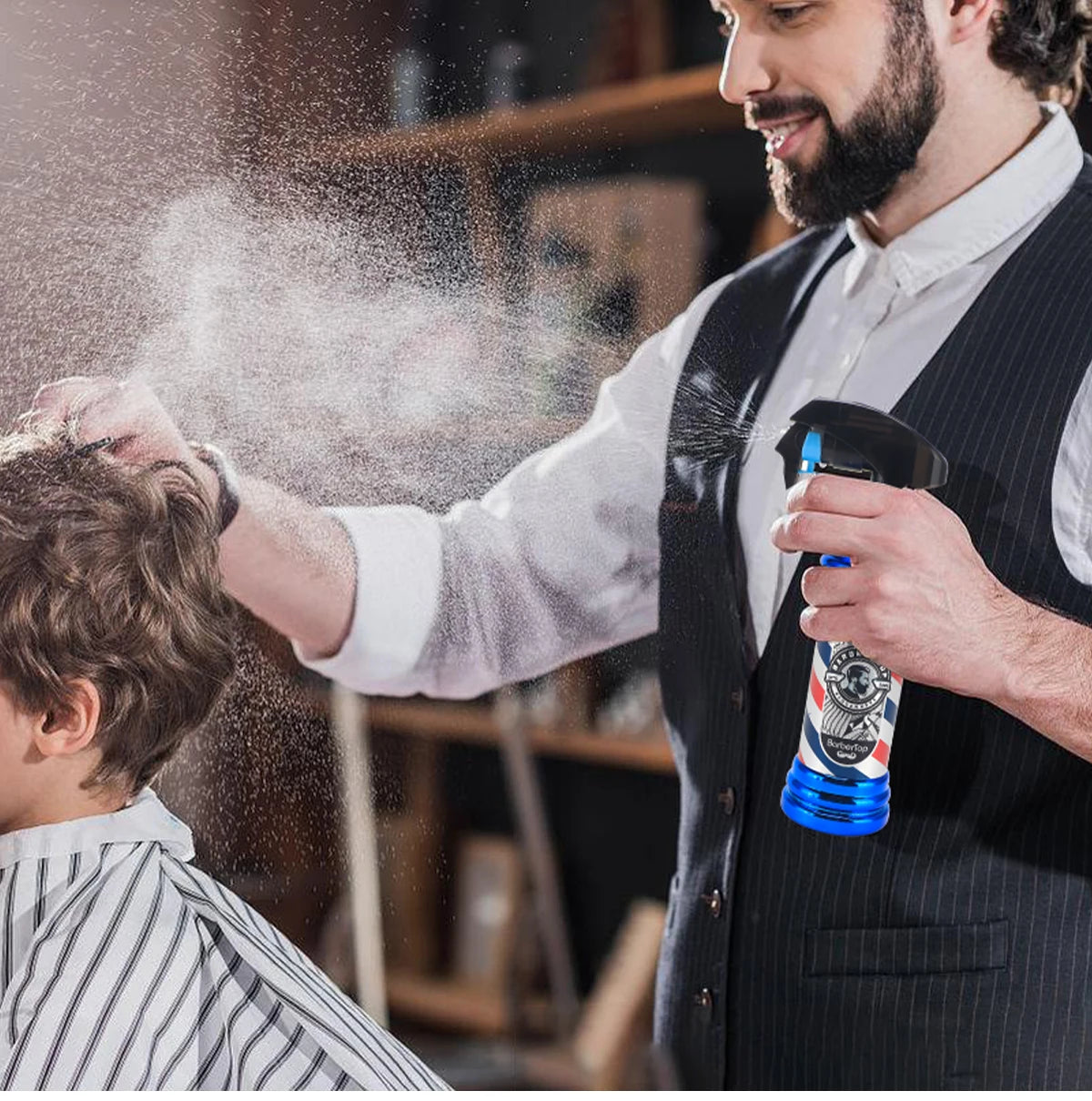 Water Sprayer for Hair Salon Hairdressing Spray Bottle Professional Barber Hairdresser Haircut Tools Barbershop Styling Accessor