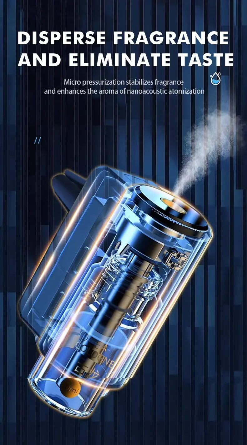 Car Electric Air Diffuser Aroma Air Vent Humidifier Mist Aromatherapy Air Freshener For Removing Odors Accessories