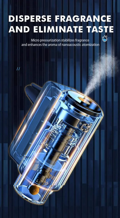 Car Electric Air Diffuser Aroma Air Vent Humidifier Mist Aromatherapy Air Freshener For Removing Odors Accessories