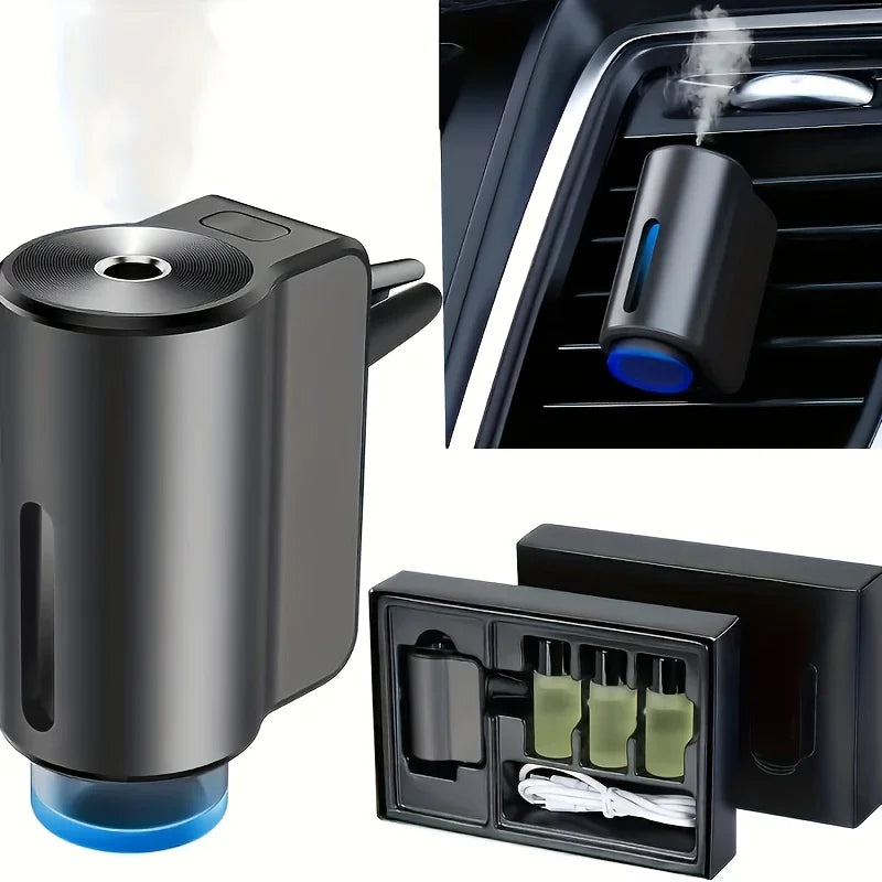 Car Air Purifiers Purifier Humidifier Freshener Essential Diffuser Fragrance Aroma AI Aromatherapy Perfume Oil Ionizer Generator