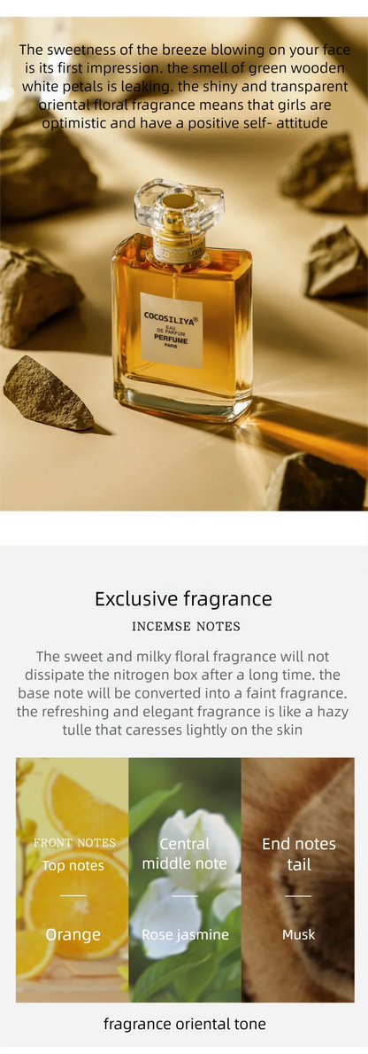 50ml Perfume For Women 50ML Perfume Long-Lasting Fragrance Light Fresh Scent Fragrance Unique Niche Everyday Elegance Perfume