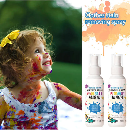 2pcs Stain Eater Spray Clothes Dirt Removal Spray Powerful Stain Cleaner for Clothes Leather Furniture Kitchen Bathroom Car