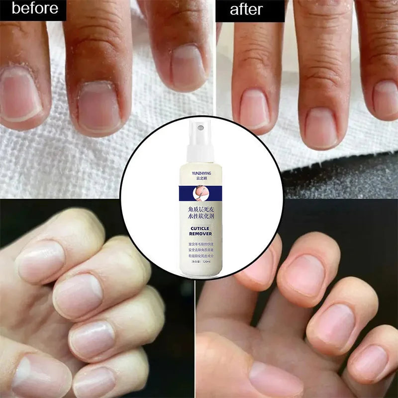 120ml Foot Exfoliator Spray Softener 6 Seconds Remove Dead Skin & Calluses Foot Mask Anti-Cracked Heel Enhancer Nail PedicureKit