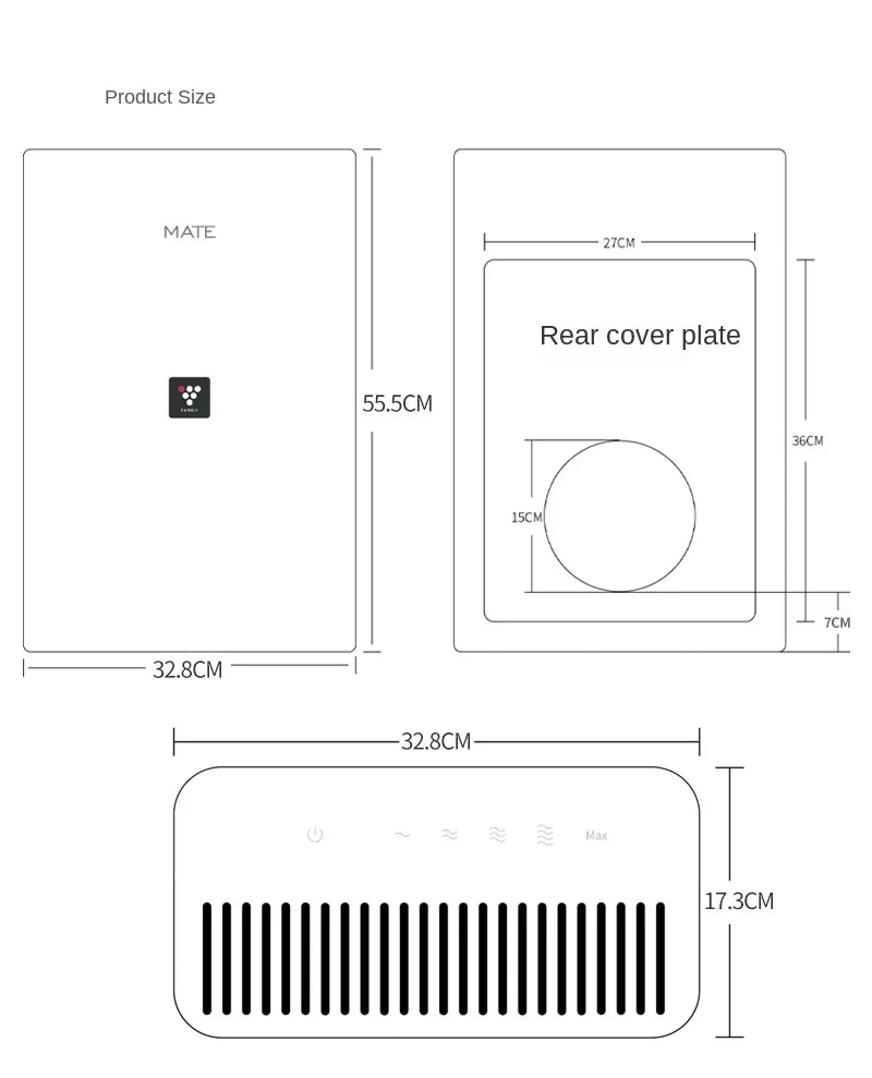 220V Fresh air fan, household fresh air system,  ventilation fan, ventilation, formaldehyde and haze removal purifier FL