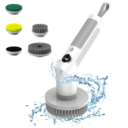 Kitchen Cleaning Tool USB 5 in 1 Cleaner Bathroom Bathtub Clean Brush Spin Scrubber Electric Cleaning Brush to Dishwashing Sink