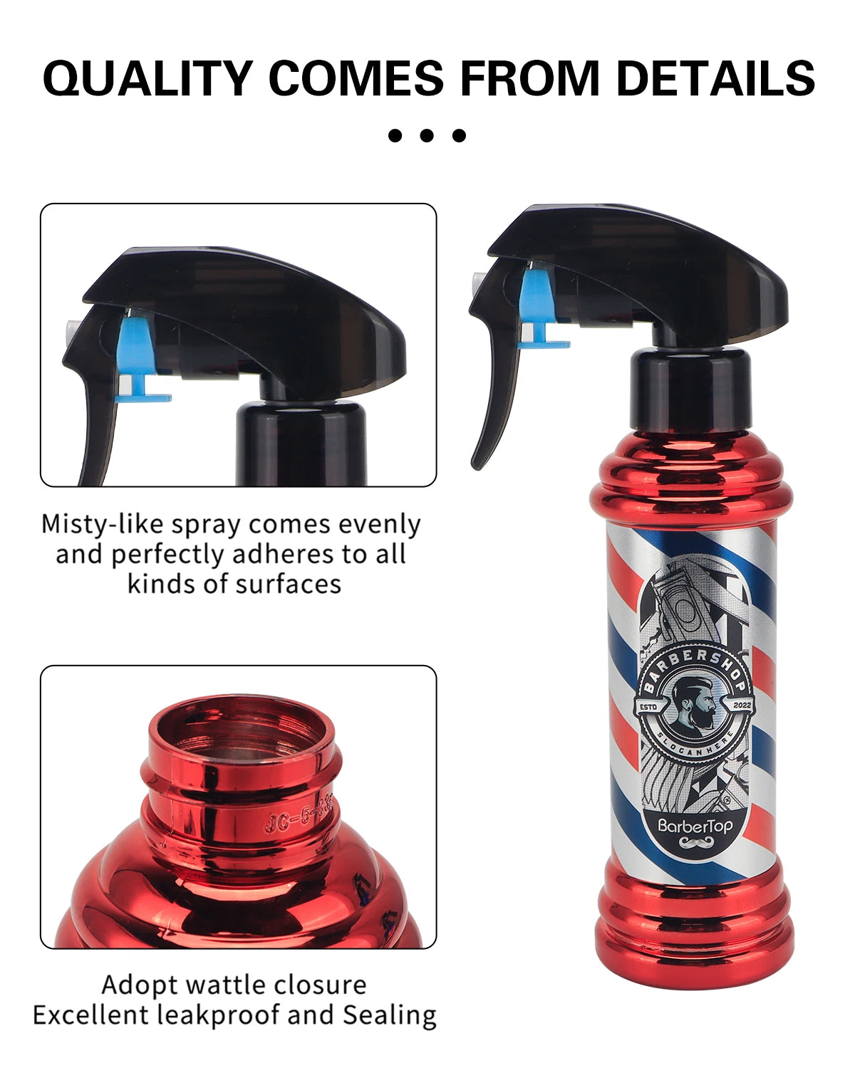 Water Sprayer for Hair Salon Hairdressing Spray Bottle Professional Barber Hairdresser Haircut Tools Barbershop Styling Accessor