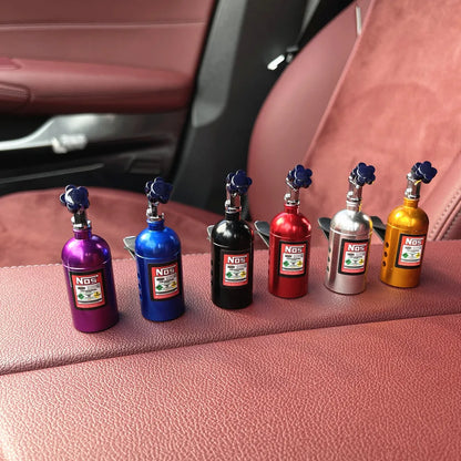 new Car Air Freshener NOS Nitrogen Bottle Air Vent Aromatherapy Auto Aroma Outle Perfume Flavoring Fragrances Accessories