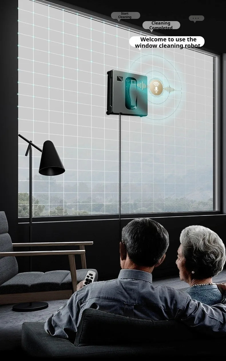 Window Cleaning Robot Battery-Four Spray Heads,Automatic Window Cleaner,Smart Home For Clean Glass,Home,Tile To Clean Tiles