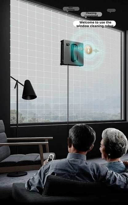 Window Cleaning Robot Battery-Four Spray Heads,Automatic Window Cleaner,Smart Home For Clean Glass,Home,Tile To Clean Tiles