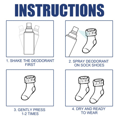 Shoe Spray Germicidal Deodorant Shoe Cabinet Spray Fast lasting antibacterial deodorant Sweat foot odor Remover spray