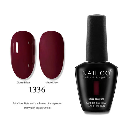 NAILCO 2025 Winter 15ML Gel Nail Polish Nails Semi-permanent UV Varnish High Quality Glass Bottle Nail Art Polish For Manicure
