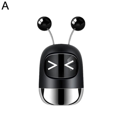 New Car Air Freshener Auto Mini Robot Air Vent Clip Parfum Flavoring Ventilation Outlet Aromatherapy Automotive Interior