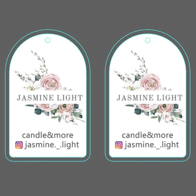 50Pcs Customized Car Air Fresheners Hanging Parfum Natural Scented Paper Air Freshener Car Accessories Interior Auto Perfume