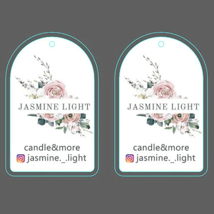 50Pcs Customized Car Air Fresheners Hanging Parfum Natural Scented Paper Air Freshener Car Accessories Interior Auto Perfume