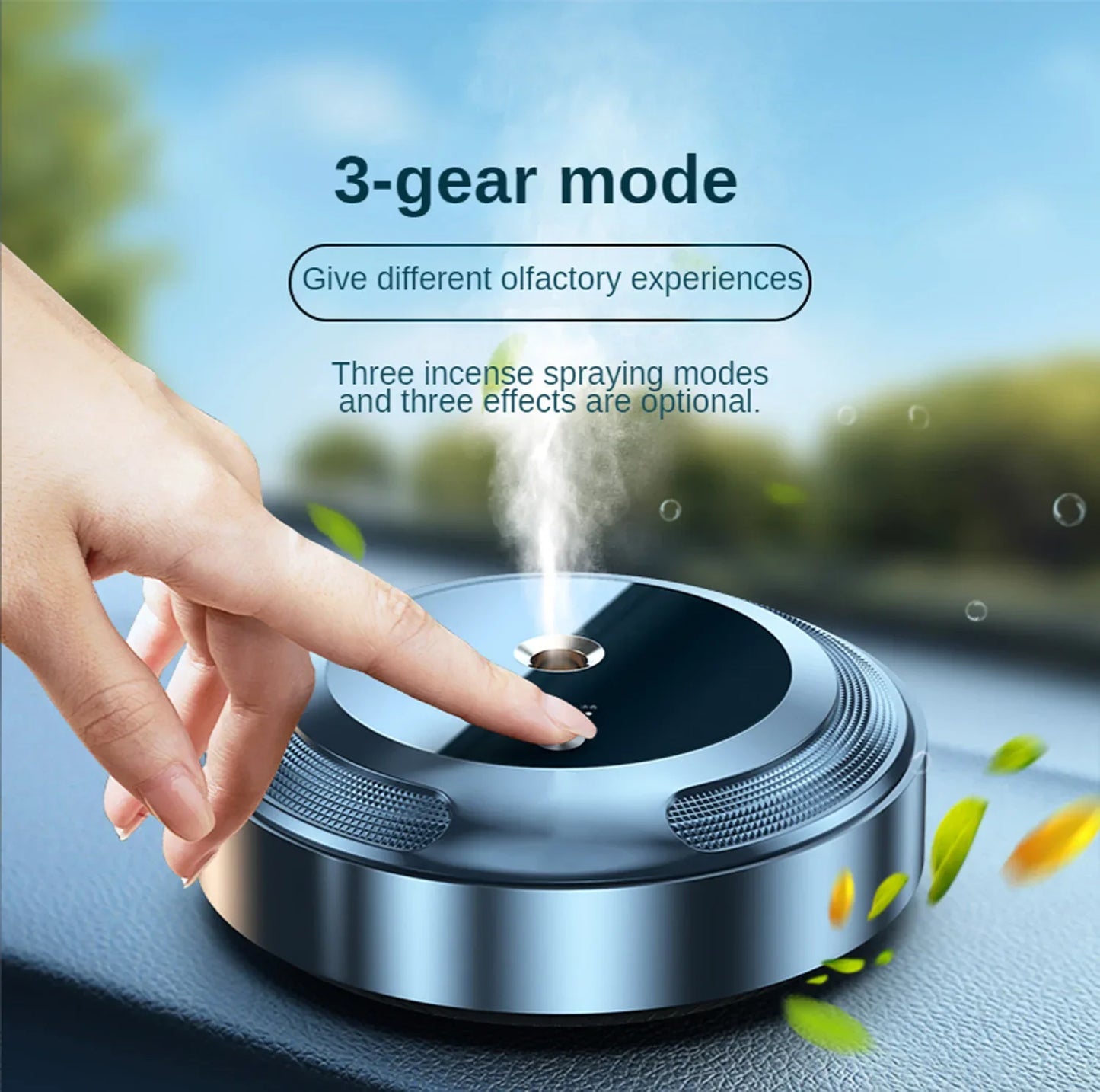 Car Air Freshener Air Purifier Smart Aroma Diffuser for Vehicle Essential Oils Diffuser Office Room Car Smell Distributor