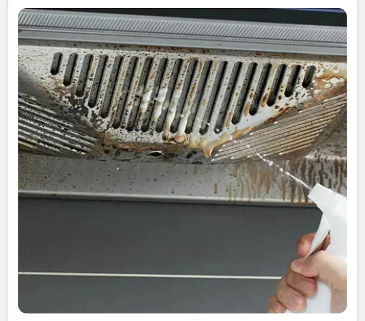 Heavy Oil Cleaner Strong Kitchen Oil Stain Degreaser Oil Stain Remover Cleaning Grill Oven Household Stove Cleaning Spray