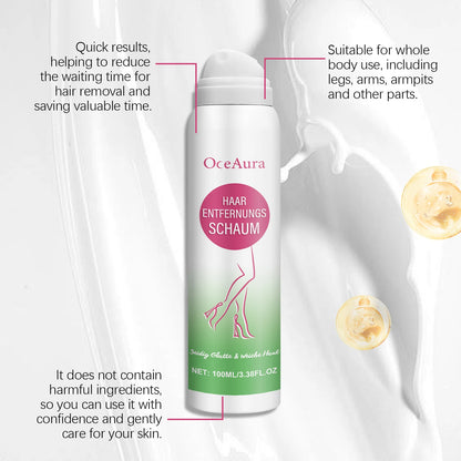Painless Hair Removal Spray Permanent Fast Remove Body Armpit Leg Hair Growth Inhibitor Intimate Part Depilatory Cream for Men