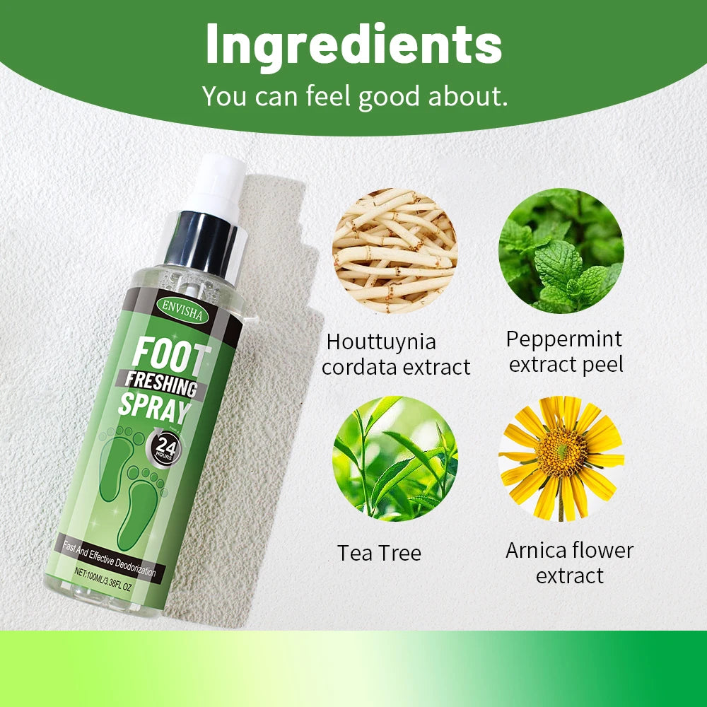 ENVISHA Body Skin Foot Care Refreshing Spray Repair Anti-drying Cracking Moisturizing Exfoliating Remove Callus Anti-beriberi